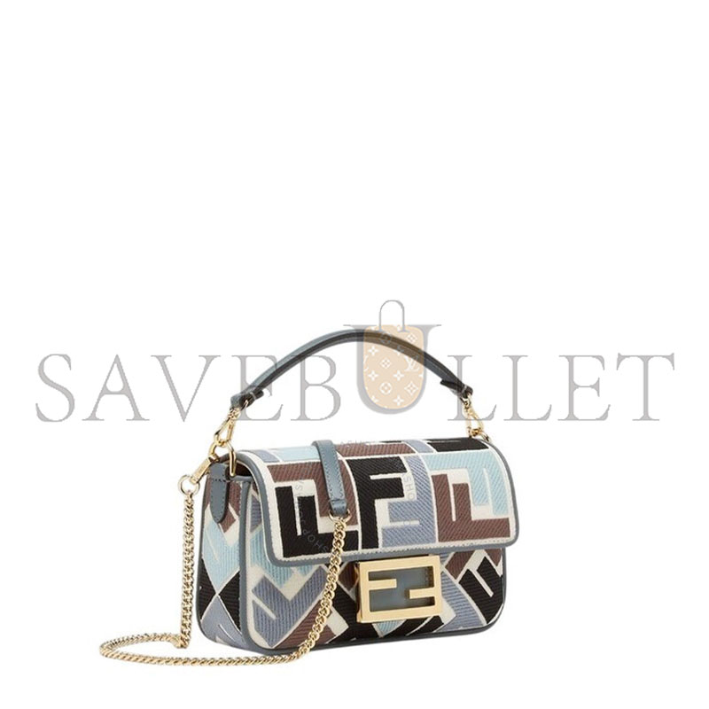 F**di ff mini baguette bag 8bs017arc2f1opk (19.5*11*5cm)